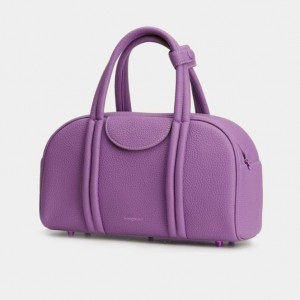 Songmont Medium Bowling Crossbody Bag Lavender | AU 04795R