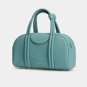 Songmont Medium Bowling Crossbody Bag Turquoise | AUSTRALIA 38701V