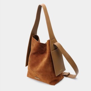 Songmont Medium Drippy Tote Bag Brown | AU 56109T