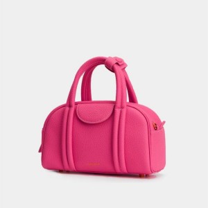 Songmont Small Bowling Crossbody Bag Pink | AU 92583J