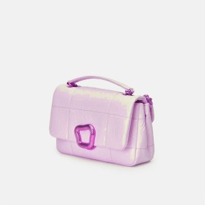 Songmont Small Chocolate Shoulder Bag Pink | AU 30789U