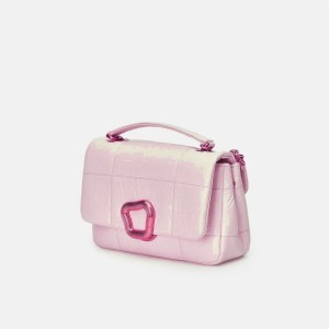 Songmont Small Chocolate Shoulder Bag Pink | AUSTRALIA 61357A