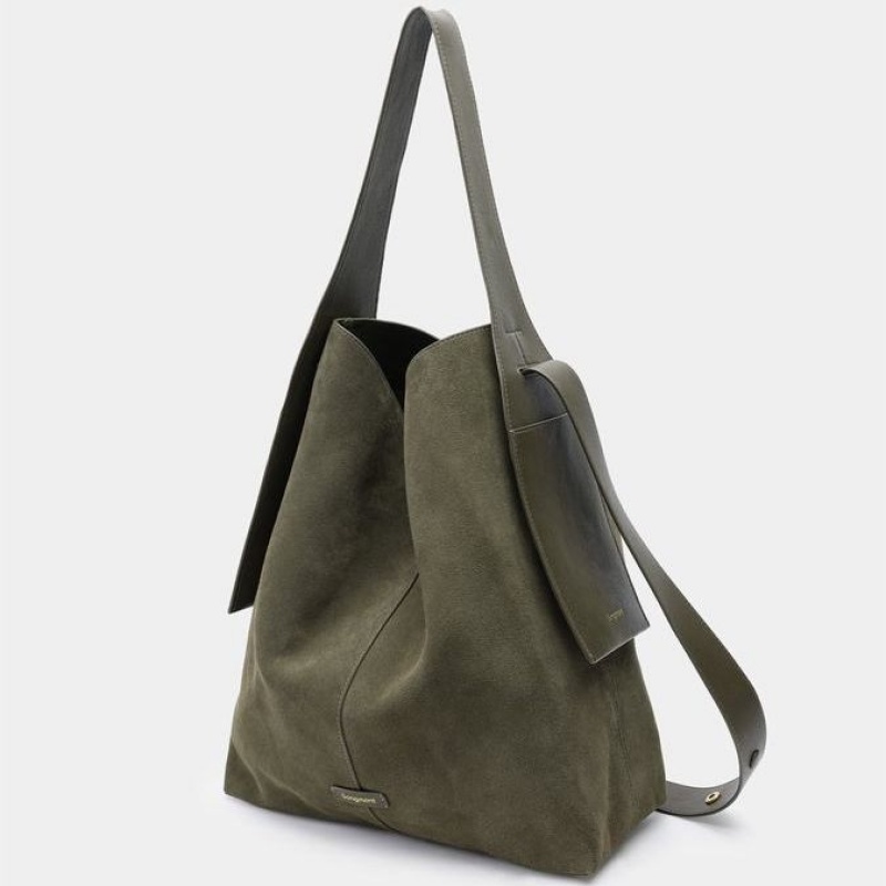 Songmont Large Drippy Tote Bag Dark Green | AU 09745G