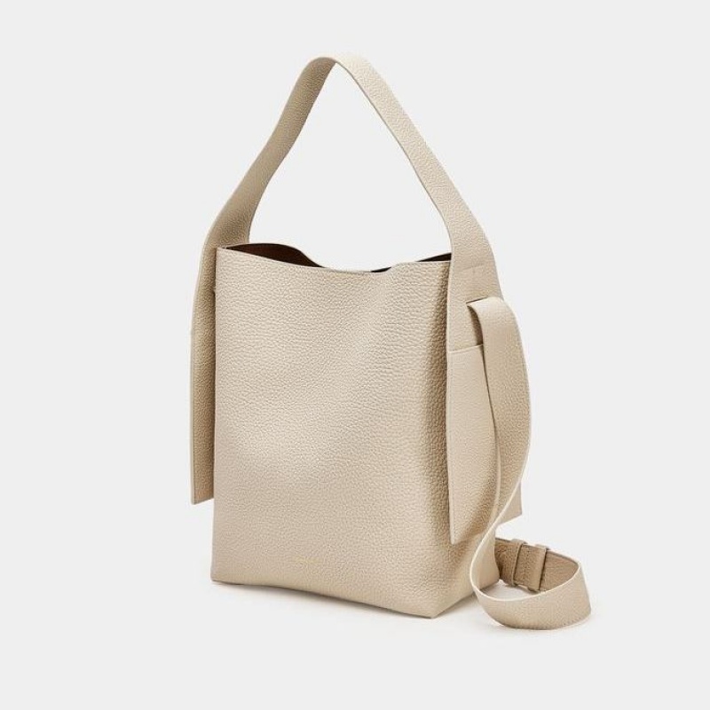 Songmont Medium Drippy Tote Bag White | AUSTRALIA 41680M