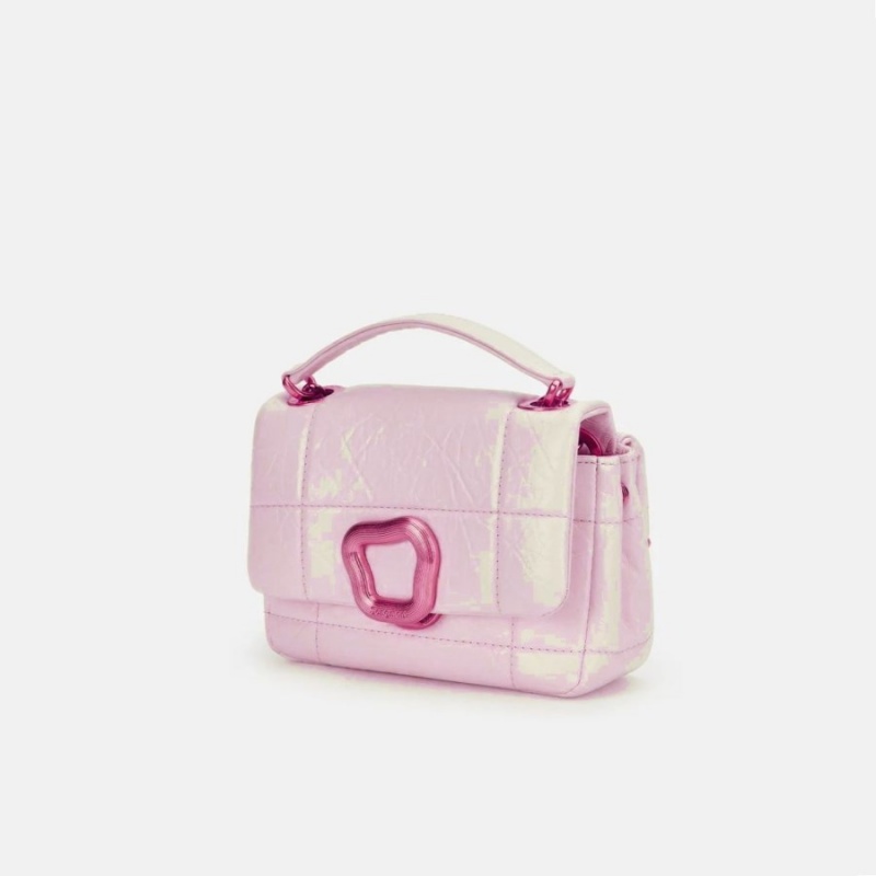 Songmont Mini Chocolate Shoulder Bag Pink | AU 67304F