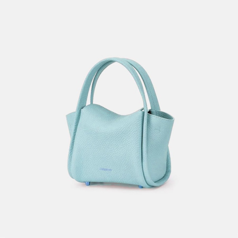 Songmont Mini Song Bucket Bag Light Blue | AU 02341K