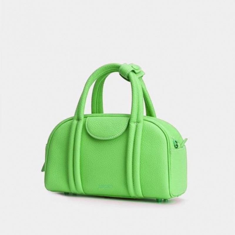 Songmont Small Bowling Crossbody Bag Light Green | AU 95207J