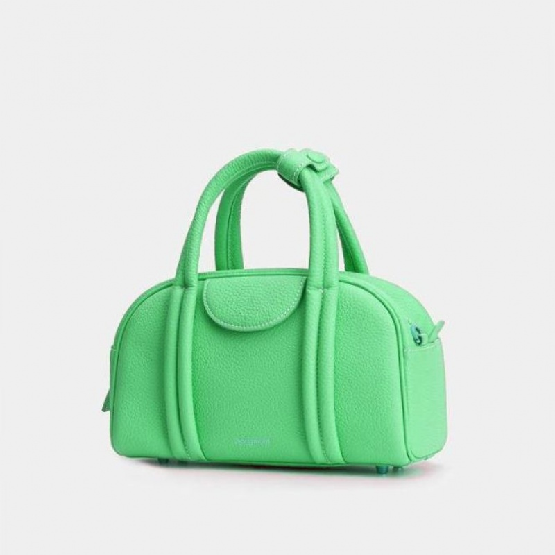 Songmont Small Bowling Crossbody Bag Light Green | AUSTRALIA 47910Q