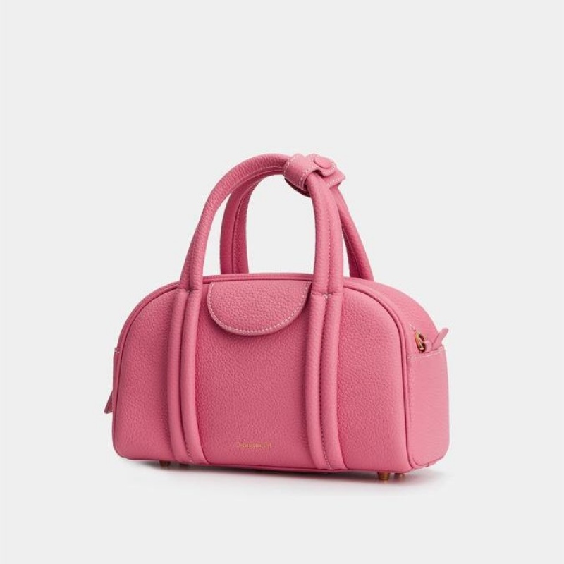 Songmont Small Bowling Crossbody Bag Pink | AU 46581T