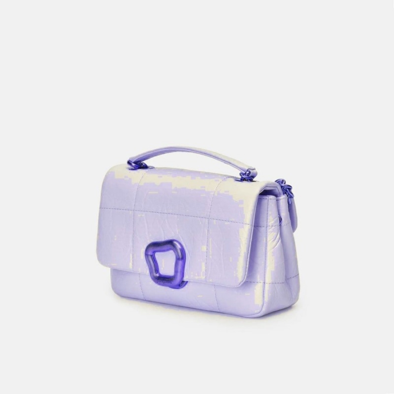 Songmont Small Chocolate Shoulder Bag Lavender | AU 30245L