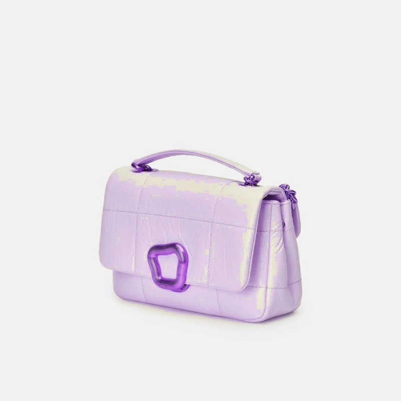 Songmont Small Chocolate Shoulder Bag Lavender | AUSTRALIA 27048H