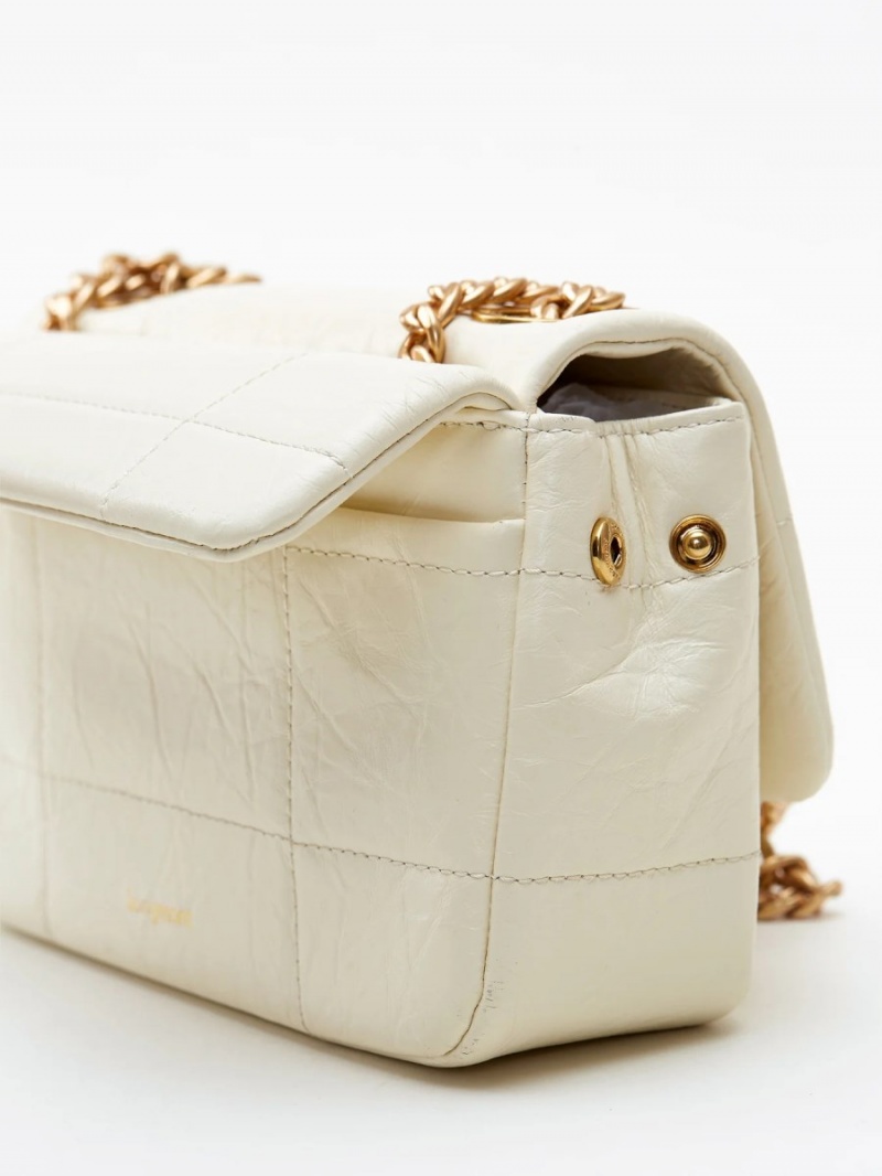 Songmont Small Chocolate Shoulder Bag White | AU 23187B