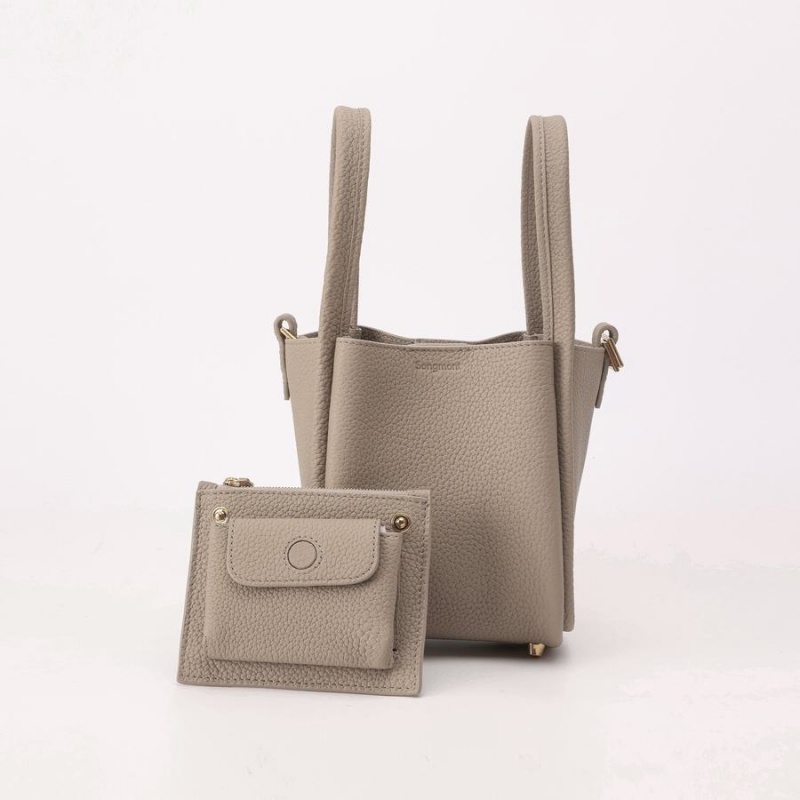 Songmont Small Song Bucket Bag Khaki | AUSTRALIA 96752Y