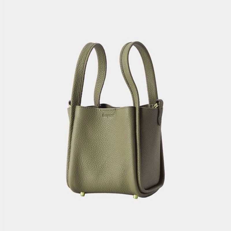 Songmont Small Song Bucket Bag Olive | AU 14098N