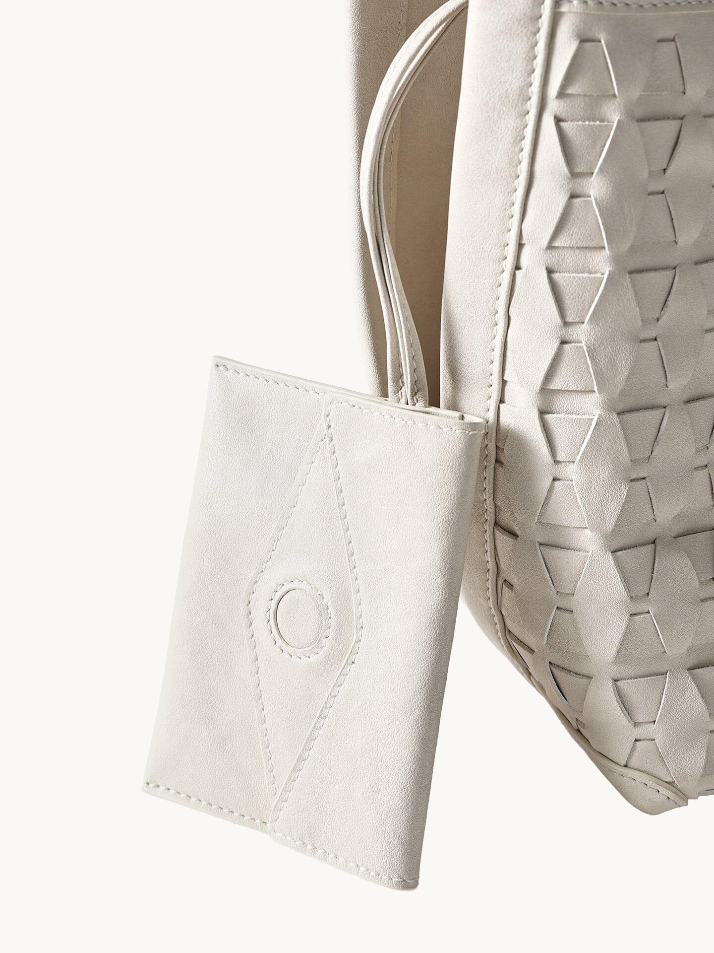 Lattice Bucket Bag