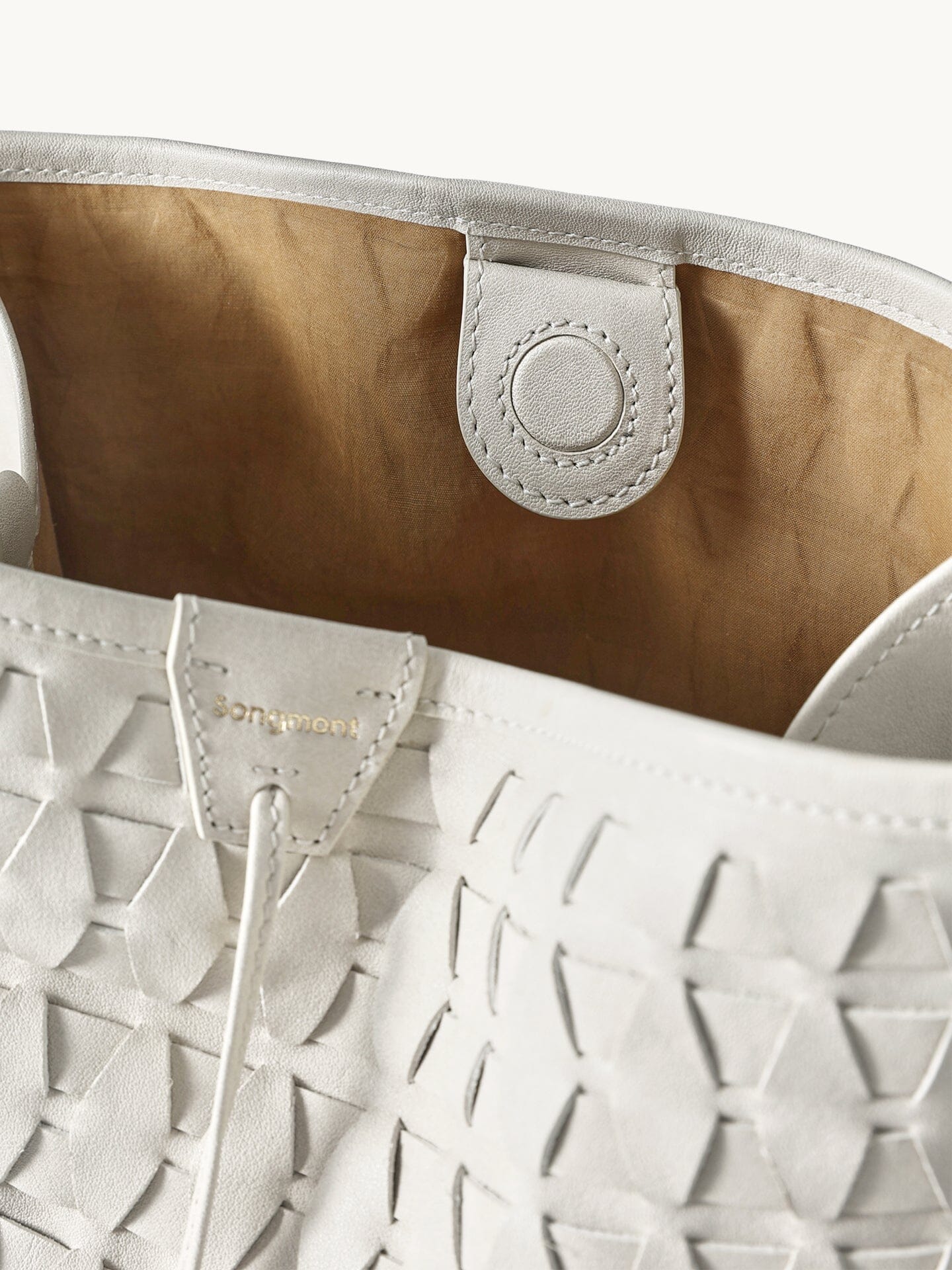Lattice Bucket Bag