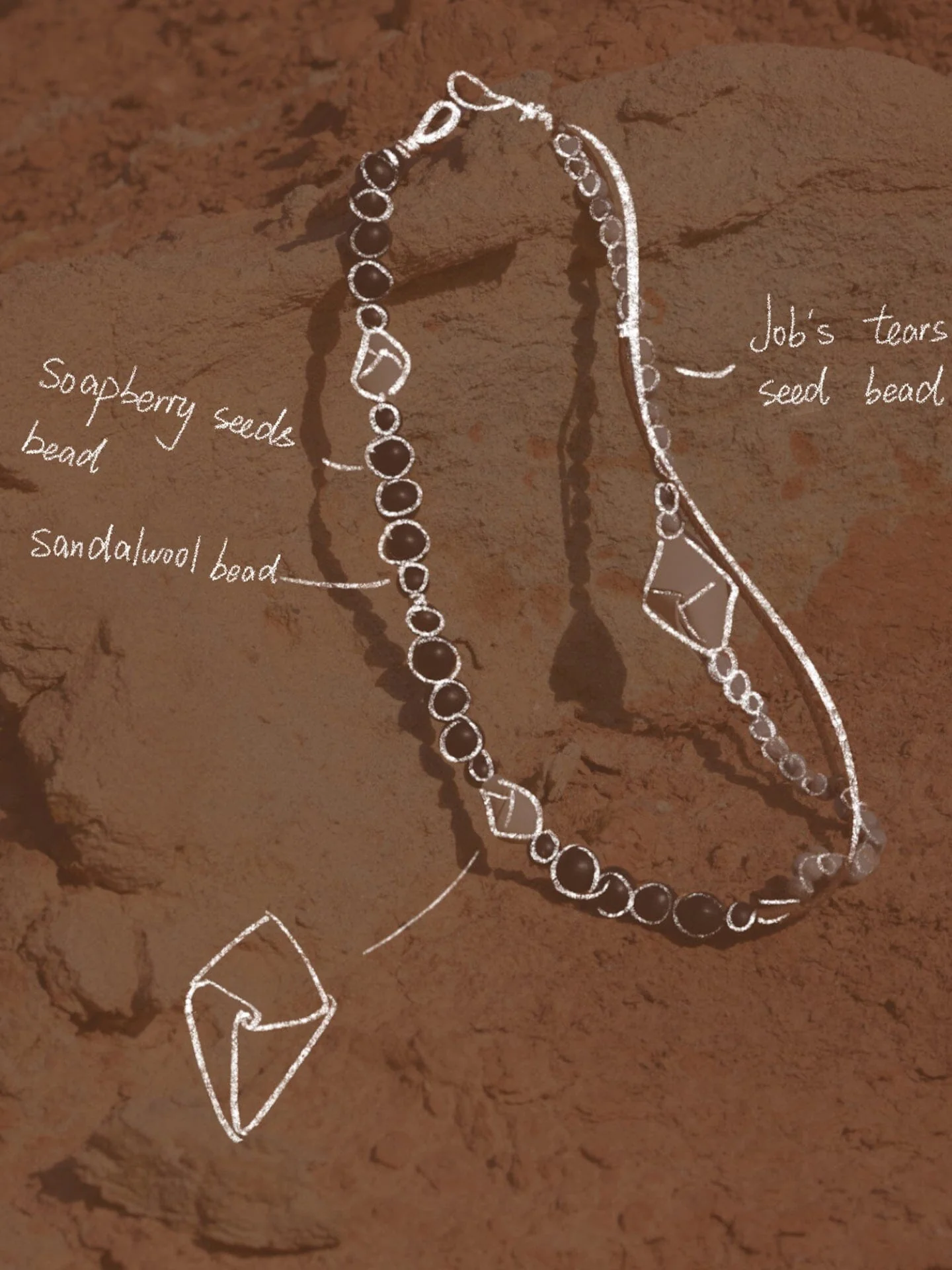 Small Carefree Thread Charm